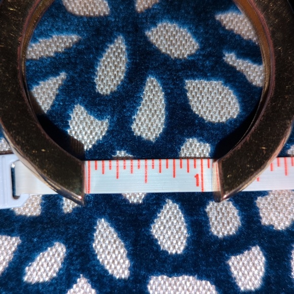 🫴 VTG Statement Gold Brass Cuff Bracelet Maximalist - Vintage? J.Crew - Picture 12 of 13